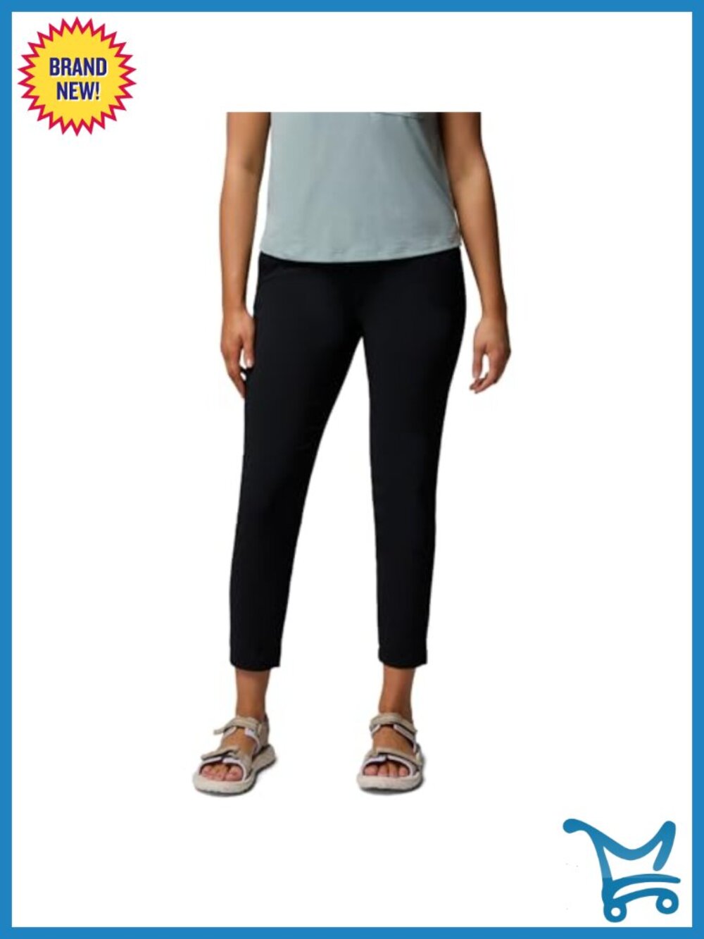 Columbia All Seasons Slim Pull-On Pants Lightweight Stretch Hiking Outdoor